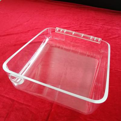 China Special Installation / Strong Super Thick Clear Acrylic Plastic Vacuum Hard Custom 15mm Machine Shell Forming Thermoforming Shell Machine Cover for sale