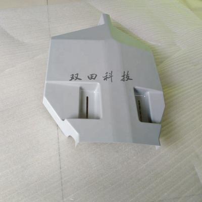 China Airplane and trainer parts interior light weight flame retardant plastic part used in plane cabin flat vacuum making aviation plastic parts for sale