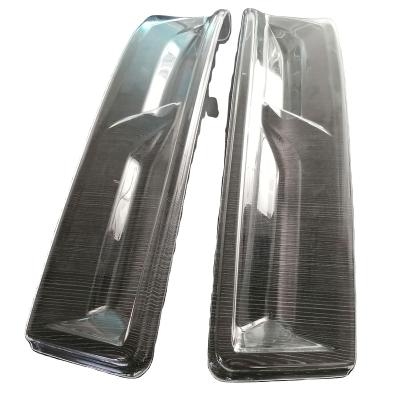 China Other Reasonable Custom Low MOQ Price Clear Or Brownish Plastic Auto Accessories Tail Light Covers Rear Lamp Cover for sale