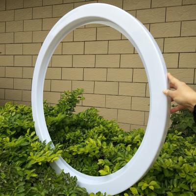 China Other PS Custom Diffuser Plastic Light Cover With Circle Ring Shape , Custom Thick Vacuum Forming Ring Plastic Light Cover for sale