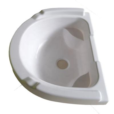 China Security & Pad Factory-supplied ABS+acrylic vacuum forming washbasin, plastic bathroom sanitary wares, thick vacuum forming plastic products for sale