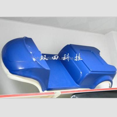 China Golf Cart Custom Tall Shell 1550*700*330mm Thick Hard Plastic Seat Pad 2 Seat Shell for sale