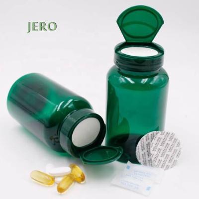 China 120cc 200cc 225cc 250cc Recyclable PET Bottle Plastic Pill Bottle With Flip Top Caps For Medicine for sale