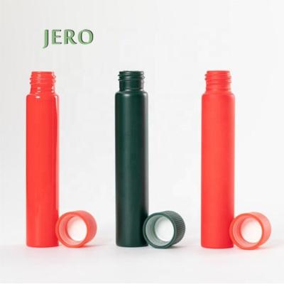 China Child resistant screw cap maker blunt and joint tube pre roll joint blunt doob glass cigar tube with CR cap lid for sale