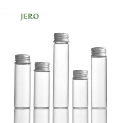 China Child resistant screw cap glass bottle manufacturer good prices with CR cap glass tube pre roll case eco container for sale