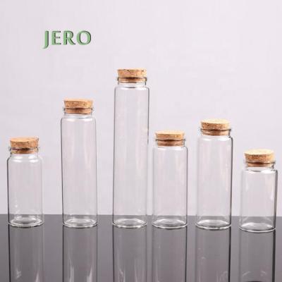 China Logo test tube heavy duty child cigar screw cap glass doob packaging pre roll tube metal vial wooden cap 116mm pre roll tube for sale