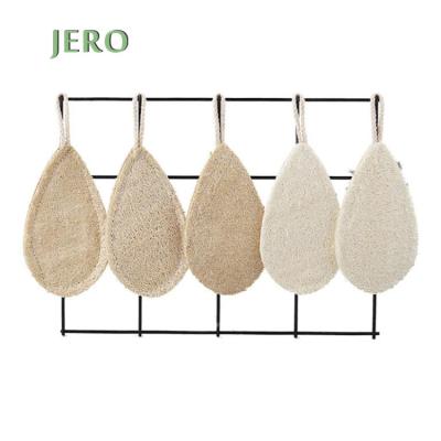 China All natural korean loofah loofah teardrop shape shower sponge loofah natural eco biodegradable for sale