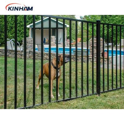 China Easily Assembled Aluminum Pre-Assembled Barrier Standard-Duty 4 ft. H x 6 ft. W Black Panel for sale