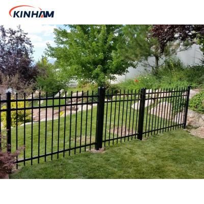 China Easily Compiled Vertical Square Aluminum Garden Decoration Tube Metal Fence Designs For Garden School Hotel for sale