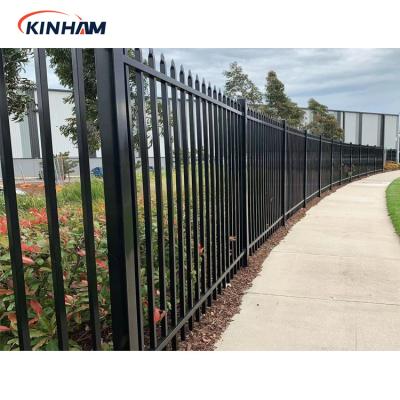 China Easily Assembled Good Selling High Quality Steel Fence Used Metal Garden Fencing for sale