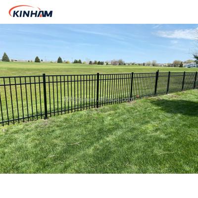 China Easily Assembled Rod Top Pressed Spear Tubular Garden Fence for sale