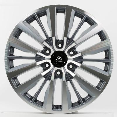 China New 2020 Luxury Partrol Replika Wheel 20X8.0 Performance Wheel Morning Star Pattern For Nissan Luxury Performance Wheel Alloy 3 Years Black Multi Spoke for sale