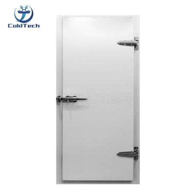 China Container Cold Room Door Replaced Door Stainless Steel Aluminum Frame Embossed Right Hinged Refrigerator Door for sale