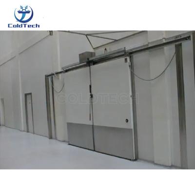 China Thermal Insulation Thermal Insulated PU Panel Manual Sliding Door For Cold Room for sale