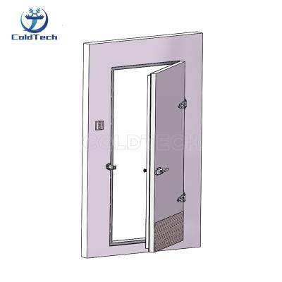 China Waterproof Aluminum Steel Framed Door Sections For Cold Room for sale