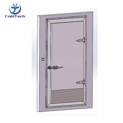 China Container Cold Room Door Replace Door With Door Frame And Hinge Aluminum Hardware For Cold Storage for sale