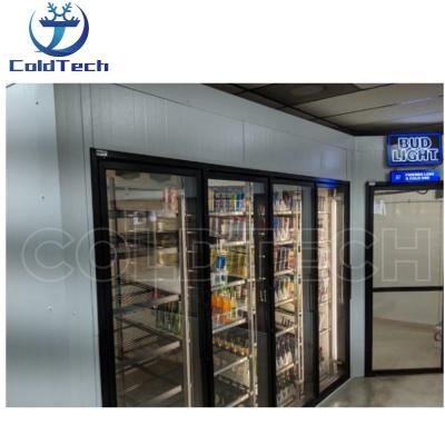 China Container glass doors designed for cooler and freezer applications for sale