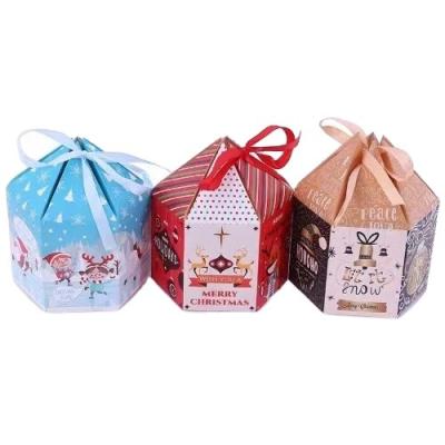 China Wholesale Disposable Custom Luxurious Candy Color Printing Packaging Cheap Christmas Gift Box for sale