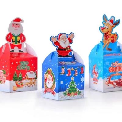 China Wholesale Disposable Christmas Holiday Cookies Confectionery Cookies Gift Box Packaging for sale