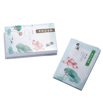 China Recycled Materials Factory Printed Cosmetics Packaging Box Skin Care Products Color Box Frosted Facial Mask Box Customized for sale