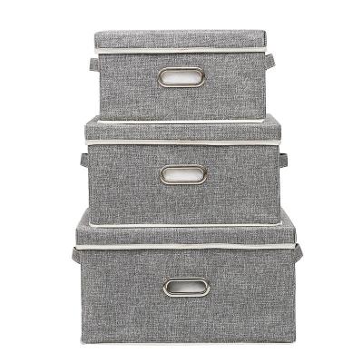 China Wholesale Modern Simple Stackable Cloth Storage Box Multi-Size Clothing Toy Foldable Sundries Storage Box for sale