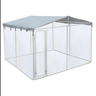 China Factory Direct Sale Breathable Large Dog Cages Crates For Outdoor Pet Play Fence Supplies Stainless Steel Dog Cages for sale