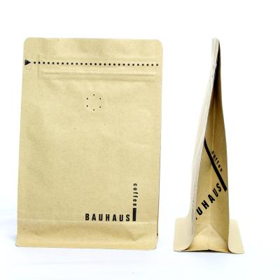 China Moisture Proof Soft Packaging Empty Burlap Coffee Bags Cheap Kraft Paper Coffee Bags for sale