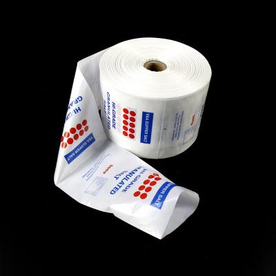 China Water Soluble Supply PE Plastic Packaging Bag On Roll For Salt for sale