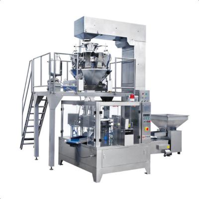 China Double Inlet Rotary Vacuum Packaging And Weighing System Machine for snack foods en venta