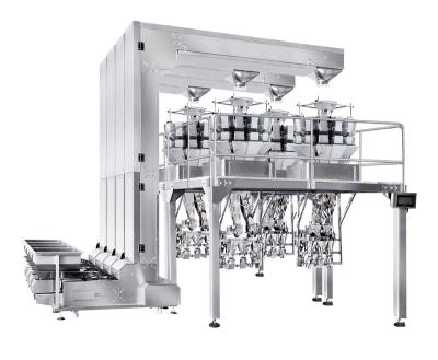 China Cup packaging machine with multi head weigher for weighing snack foods,candy,melon,seeds,jelly,nuts en venta