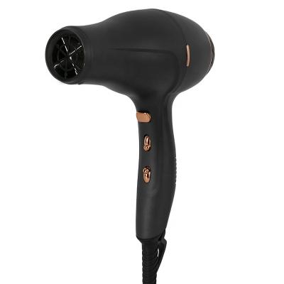 China 2000W AC Motor Ionic Salon Hair Dryer Fast Drying 2 Speeds 3 Heat Set Button Cool Blow Drier Nozzle For Curly Straight Hair for sale