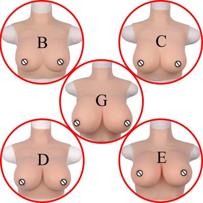 China Silicone fake tits breasts crossdresser cosplayer queen drag queen silicone fake tits boobs man Artificial lifelike breast shape to woman for sale