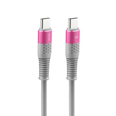 China Free Shipping Cirtek Safety 60w Cable 1m High Speed ​​Charging Dual Cable Lightning Charger High Quality Original Data C Cable for sale