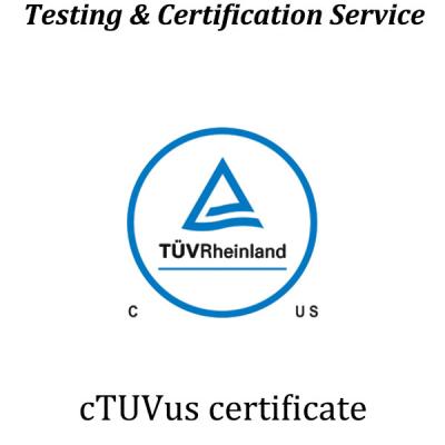 Cina SUD cTUVus certification Rheinland cTUVus certification North American safety certification (United States and Canada) in vendita