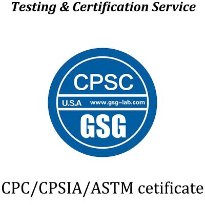 Cina Childs Products Certificate American CPC Certification North American Certification in vendita