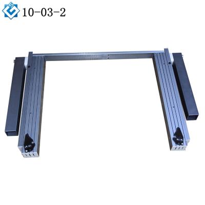 China Modern Smart Furniture Accessories Pull Out Dining Table Aluminum Hardware T Type Multisection Extension Slide Mechanism for sale