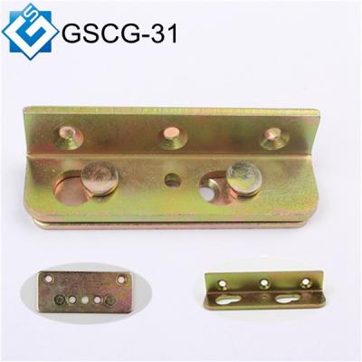 China Wholesale Modern Factory Outlet Hardware Fitting Bed Connector Furniture Bed Hinge Brackets GSCG-31 for sale