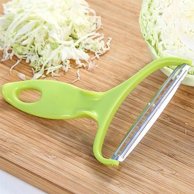 China Sustainable Stainless Steel Cabbage Slicer Vegetable Graters Spoon Wide Fruit Peelers Knife Kitchen Instruments for sale