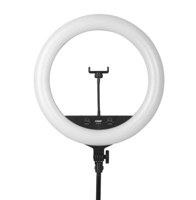 China PORTABLE Live Light Ring Light factory direct 18 inch dual color temperature Ring Light Mobile Phone Holder for sale