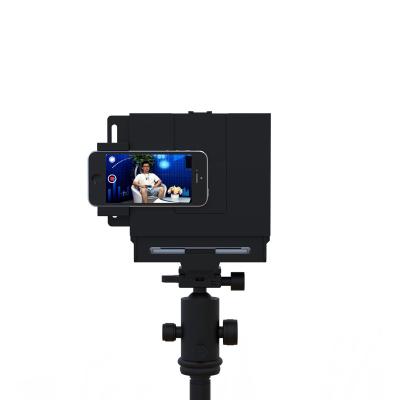 China Filming Mini Teleprompter Smart Phone Hot Selling Handheld Dslr Live Television Teleprompter for sale