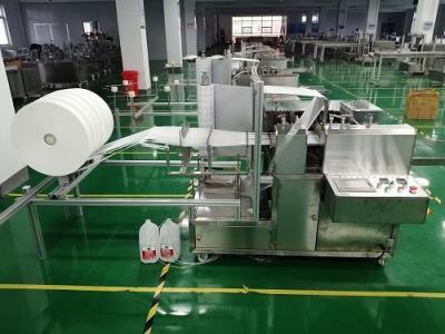 China Alcohol van de Katoenen Stuk/Desinfectie Katoenen Machine Stuk de Automatische Verpakking Te koop