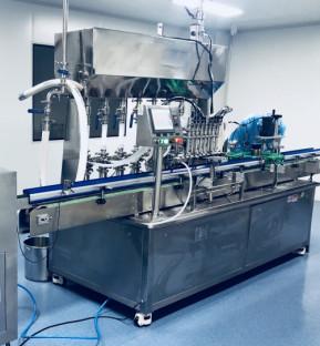 China Het vullen Machine voor Handdesinfecterend middel, Medische Automatische Alcohol, pijp 8 Te koop