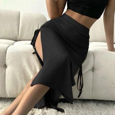 China Hot Sale Breathable Woman Pencil Skirts Women High Waisted Base Pencil Bodycon Short Skirt for sale