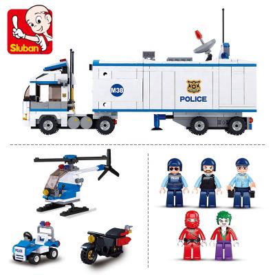 China DIY TOY Hot Sale Sluban City Series 2 In 1 Building Blocks Magnetic Legoing Toys For Boys for sale