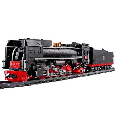 China DIY TOY Blocks ABS Plastic Hot Selling Blocks Amazon Mold King 12003 Fit Legos New Toy Train Building for sale