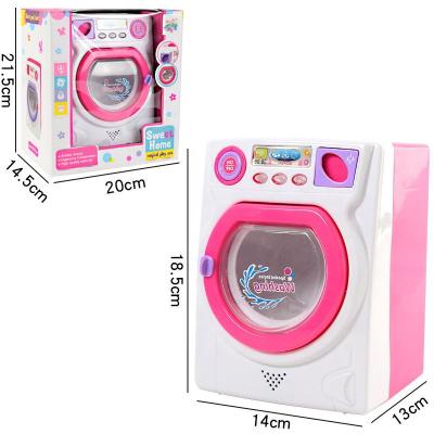 China Face body decoration Tongzhe children's play house toys small luminous electric washing machine household appliances toys for children wholesale gifts for sale