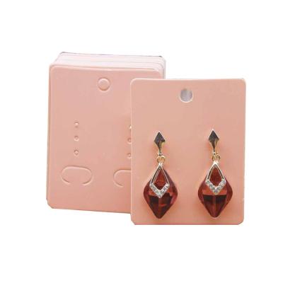 China Modern Elegant Mini Display Jewelry Cards Packaging Wedding Earrings Jewelry Paper Card Customized for sale