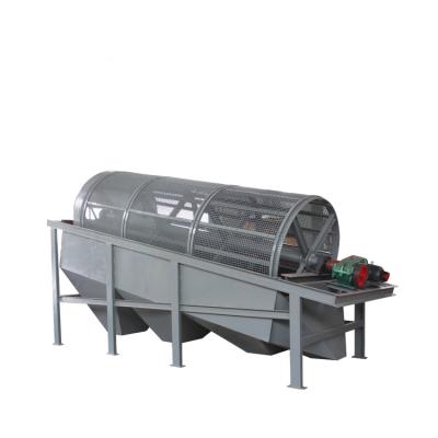 China Single Operation Rotary Drum Screen Small Sand Trommel And Stone Separator Screen for sale