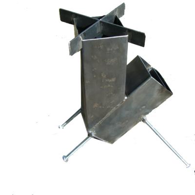 China Outdoor Popular Homemade Design Rocket Stove Pocket Wood Burning Stove for sale