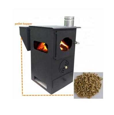 China Modern High Quality Garden Wood Pellet Stove High Efficiency With 3 Sight Glass Sides for sale